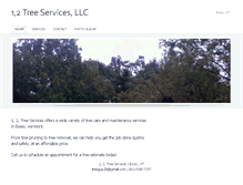 Tablet Screenshot of 12treeservices.com